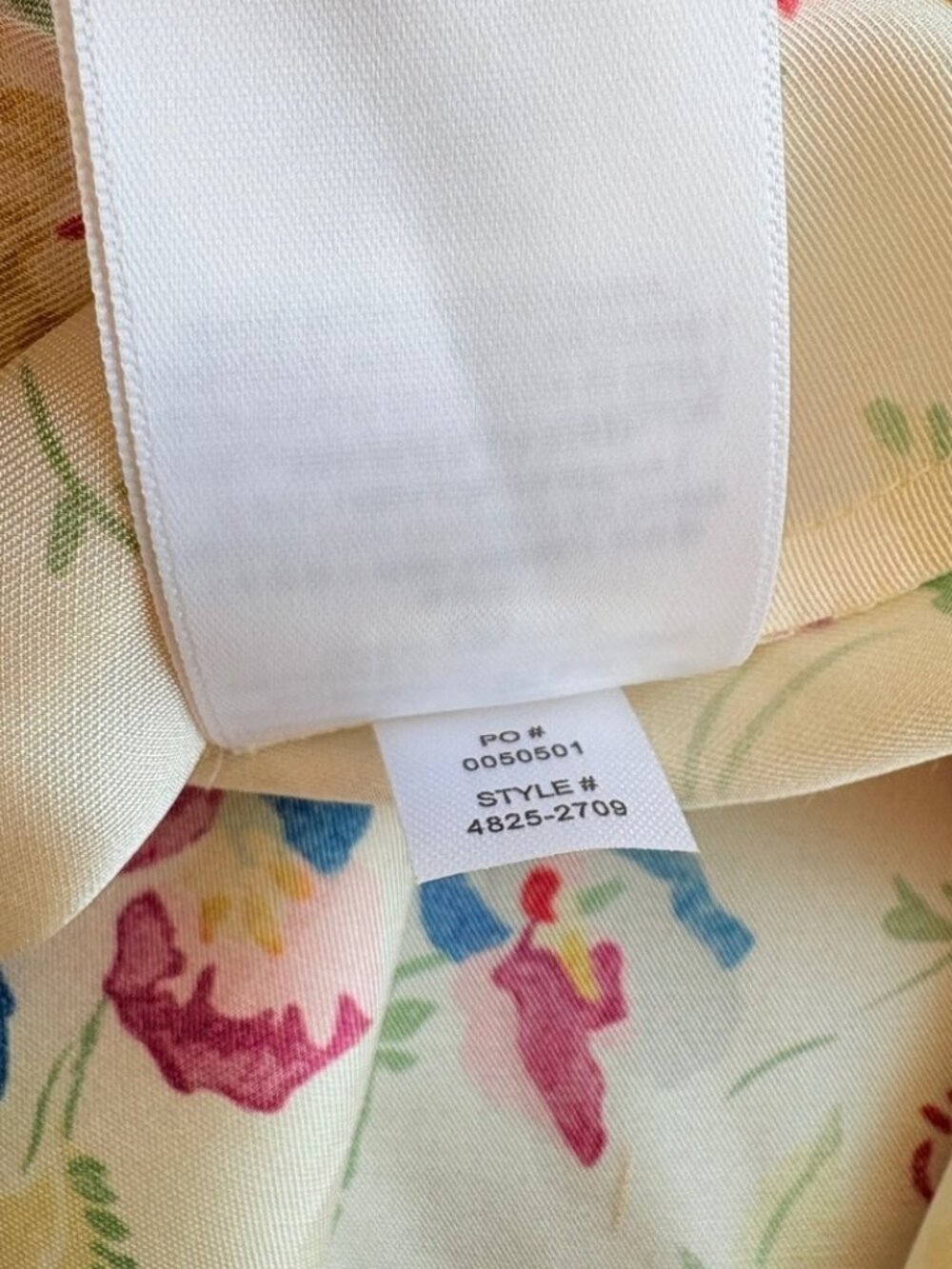 NEW DOEN Valerine SIlk Blend Dress Windswept Blooms Cream Floral | US XS - Picture 16 of 16